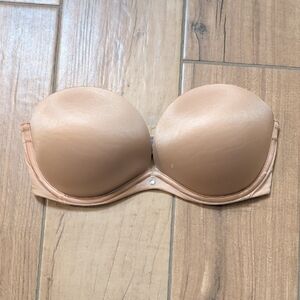 Victoria's Secret Nude Strapless Bra